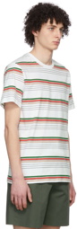 A.P.C. White Stripe Chuck T-Shirt