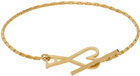 AMI Paris Gold Ami de Cœur Chain Bracelet