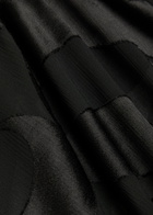 Delos Mira Devoré Georgette top Black