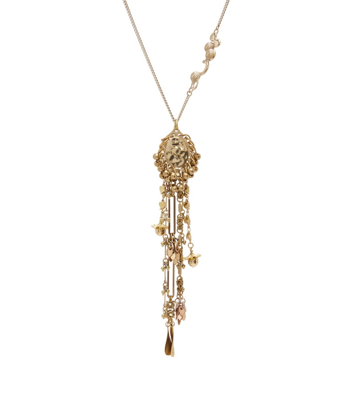 Photo: Dries Van Noten Embellished pendant necklace