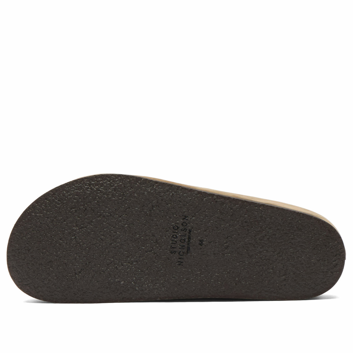 Studio Nicholson Men's Wearing Slip On Clog in Taupe