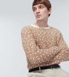 Loro Piana - Herringbone silk and linen sweater