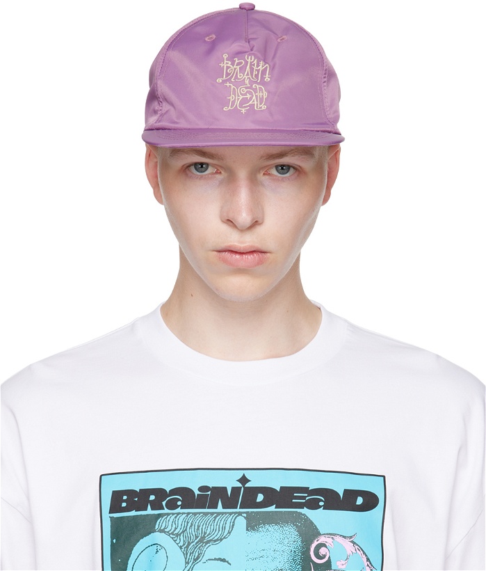 Photo: Brain Dead Purple Logo Cap