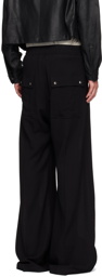 Rick Owens Black Porterville Wide Bela Trousers