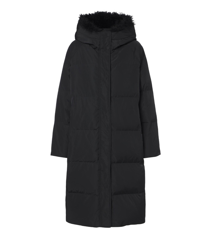Photo: Yves Salomon Hooded down coat