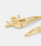 Saint Laurent Cassandre set of 2 hairclips