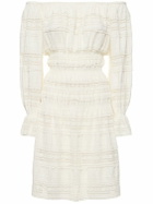 DESIGNERS REMIX Avery Off-the-shoulder Lace Midi Dress