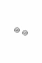 Diesel Silver-tone brass stud earrings - Earrings - Unisex - Silver