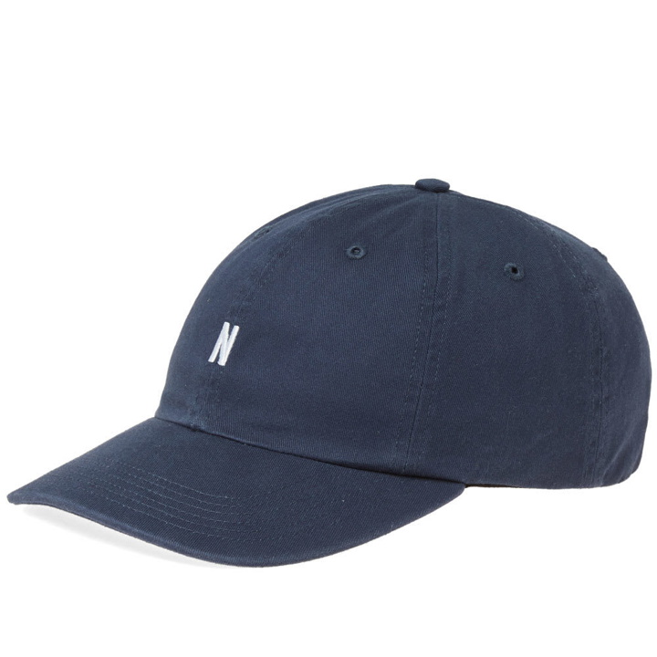 Photo: Norse Projects Light Twill Sports Cap Blue
