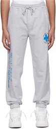 Helmut Lang Grey Cotton Sweatpants