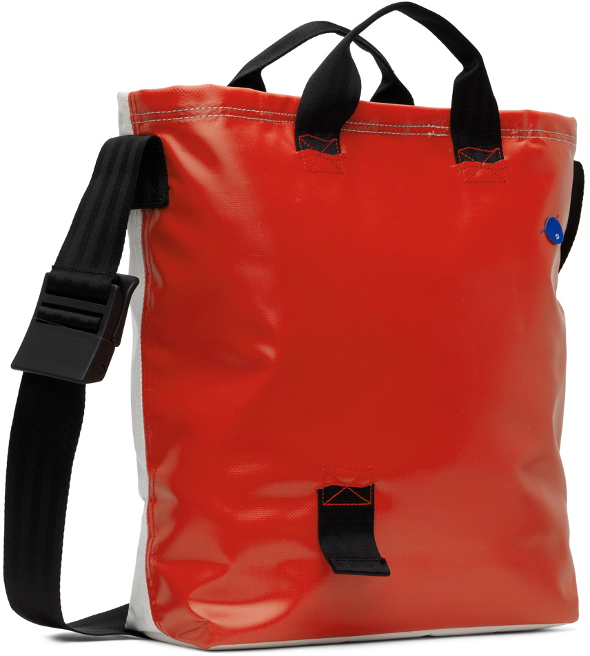 ADER error White & Orange Trace Bucket Bag ADER error