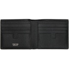 TOM FORD Black Small Grain Leather Bifold Wallet