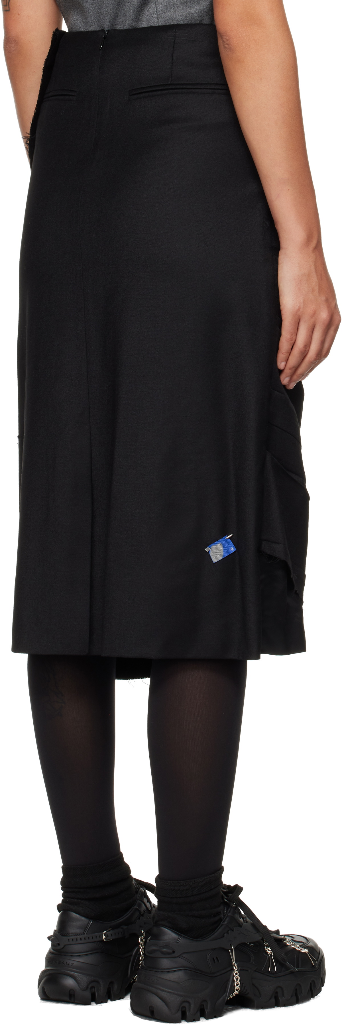 ADER error Black Product. 62 Midi Skirt