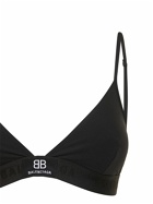 BALENCIAGA Logo Printed Stretch Tech Bikini