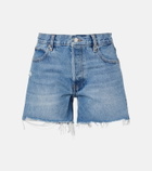 Frame The Long Hang denim shorts