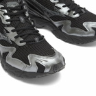 Mizuno Men's Wave Rider 10 Sneaker in Black/Black Sand/Metallic Gray