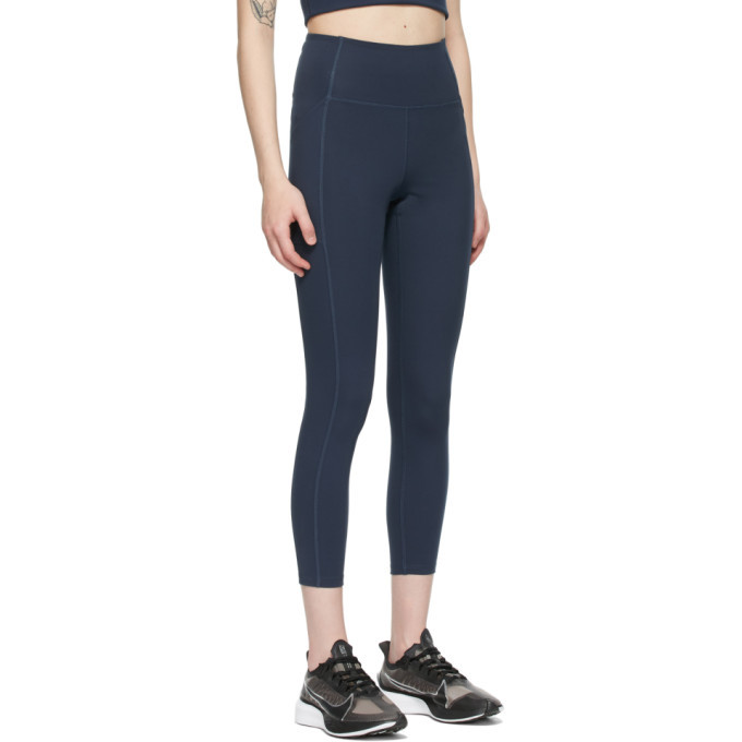 Girlfriend Collective Recycled High-Rise Pocket Legging - Midnight