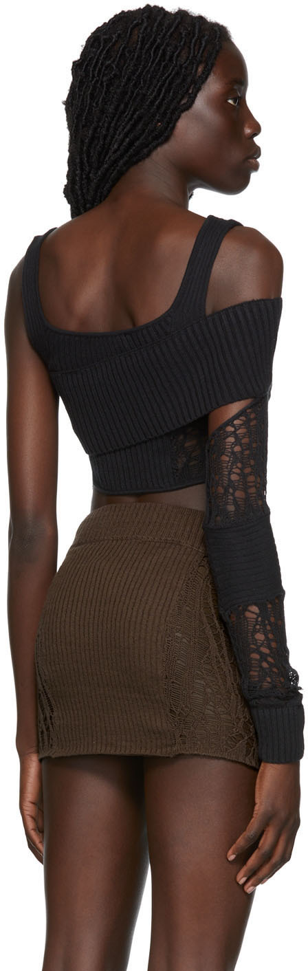 Danielle Guizio SSENSE Exclusive Black Sleeve Danielle Guizio