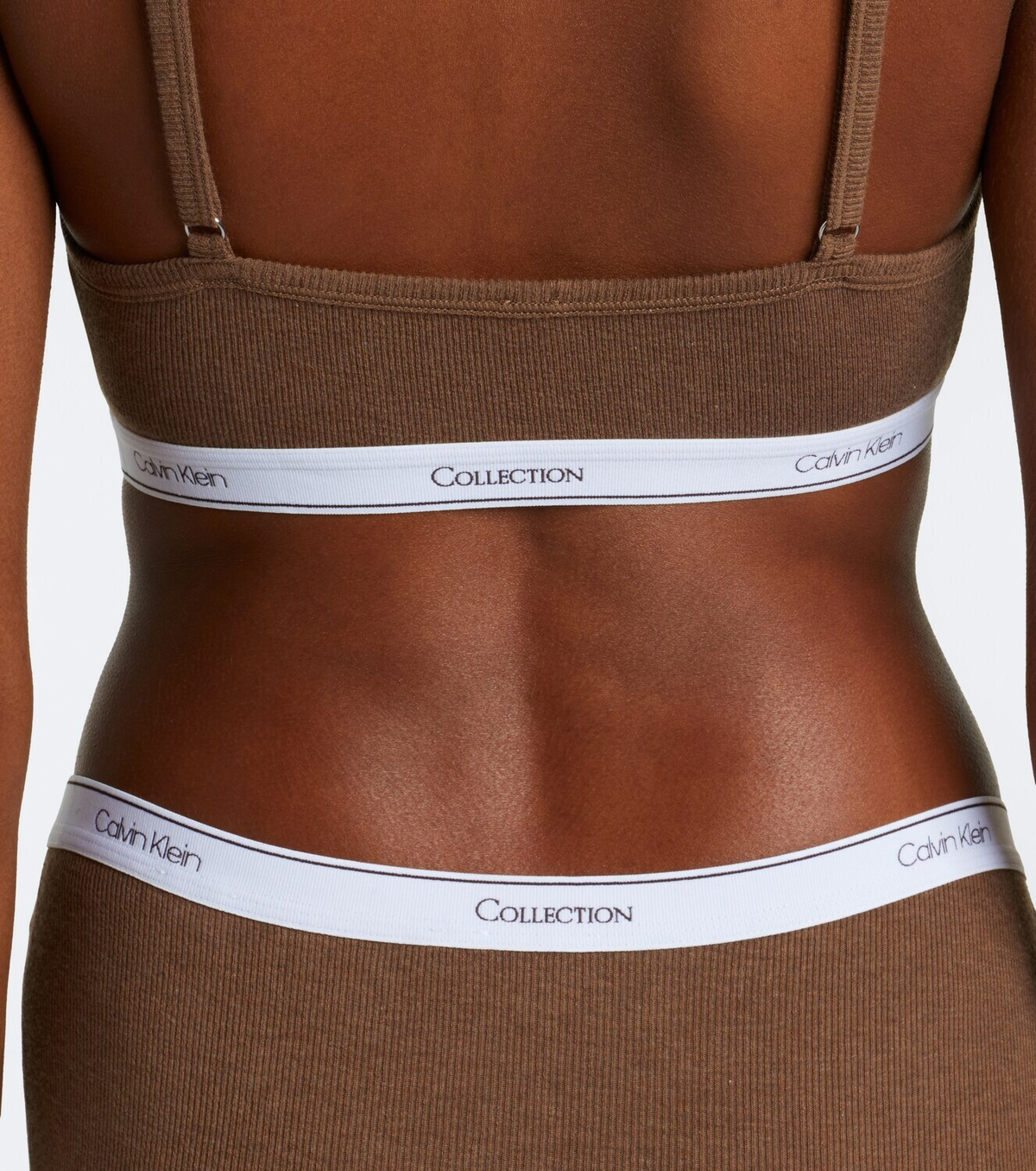 Calvin Klein Collection Thaïs ribbed-knit cotton-blend briefs