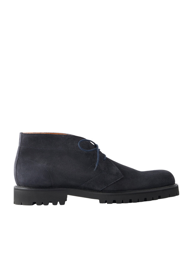 Photo: Mr P. - Suede Desert Boots - Blue