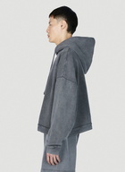 Acne Studios - Faded Wash Hooded Sweatshirt in Dark Grey