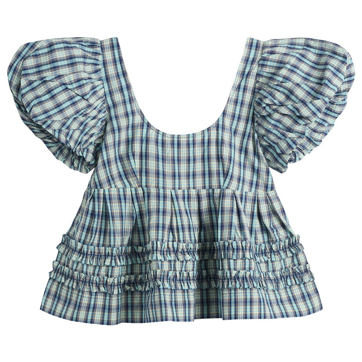 Damson Madder Women's Summer Joy Blouse in Blue