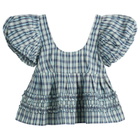 Damson Madder Women's Summer Joy Blouse in Blue