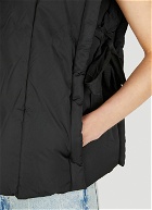 Oversized Puffer Vest in Black