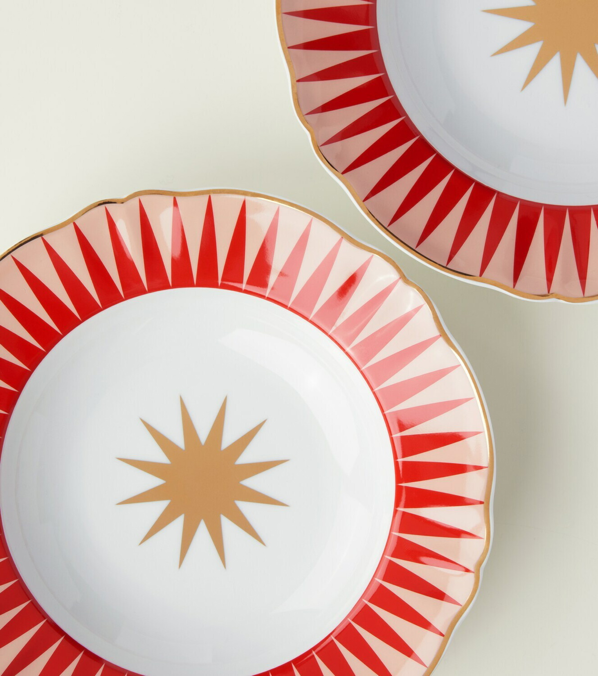 Bitossi - Baleno set of 4 soup plates