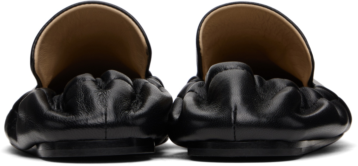Le Monde Beryl Black Leather Loafers