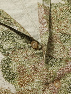 OrSlow - Printed Cotton and Linen-Blend Canvas Jacket - Green