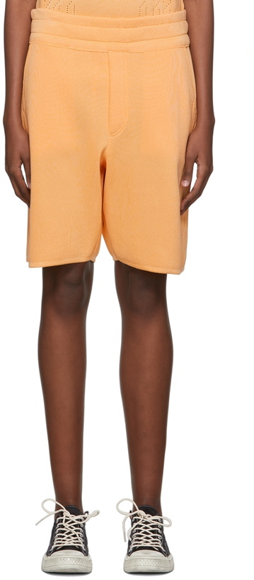 Photo: Bianca Saunders Orange Farah Edition Reid Shorts