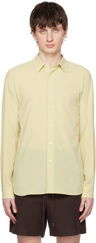 Photo: AURALEE Yellow Viyella Shirt