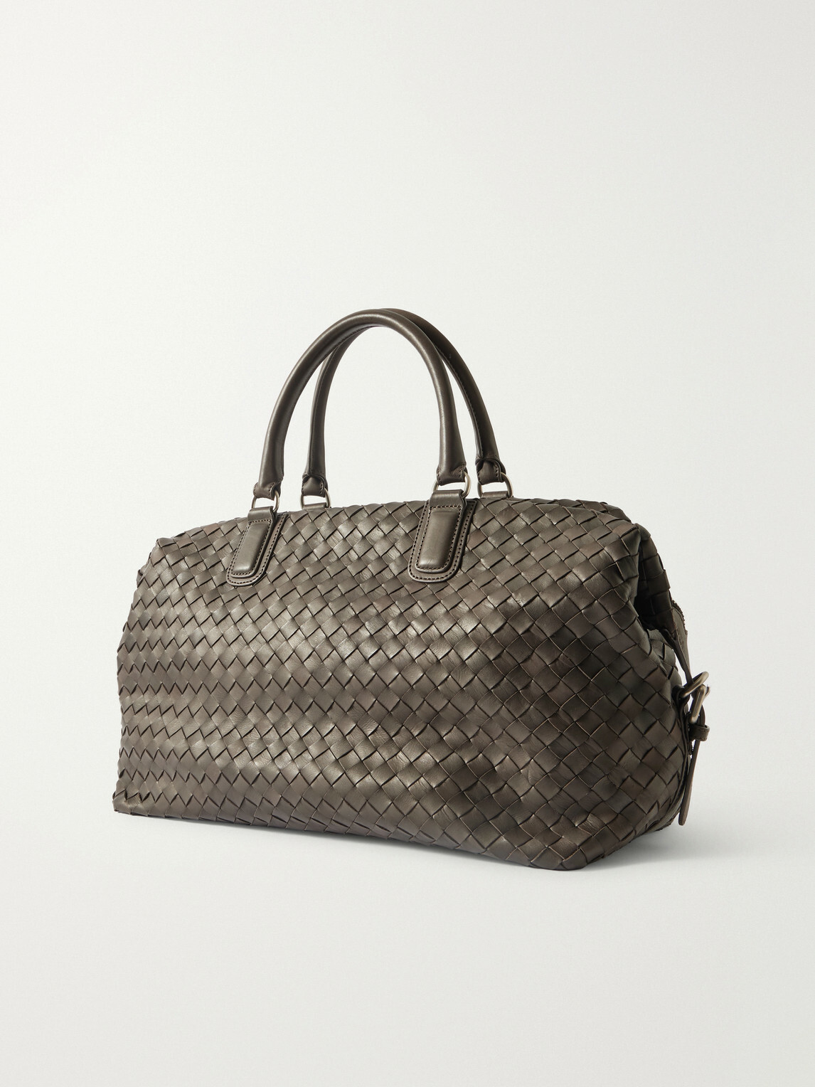 Officine Creative - Armor/019 Woven Leather Weekend Bag