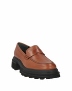 Hogan Womens Loafers Tan