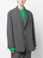The Frankie Shop Grey Beo Oversized Blazer
