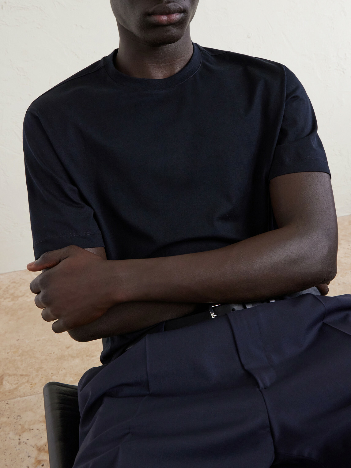 Slowear - Cotton and Silk-Blend Jersey T-Shirt - Blue