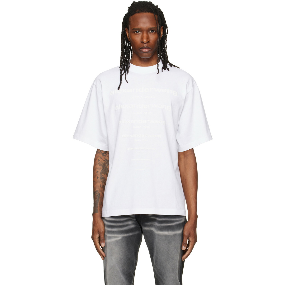 Alexander Wang Gray Muscle Tank Top Alexander Wang
