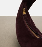 Khaite Olivia Mini suede shoulder bag