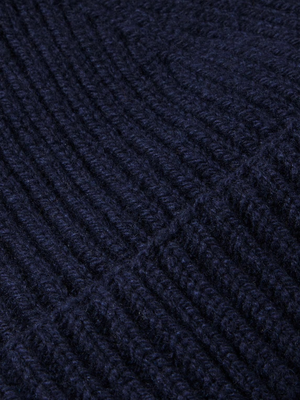 John Smedley - Oram Ribbed Recycled-Cashmere and Merino Wool-Blend Beanie