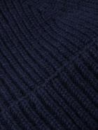 John Smedley - Oram Ribbed Recycled-Cashmere and Merino Wool-Blend Beanie