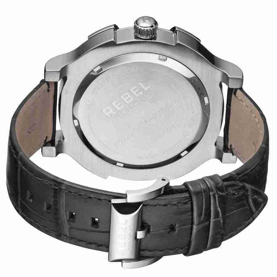 Rebel Brooklyn Bridge Black Dial Mens Watch RB102-4071