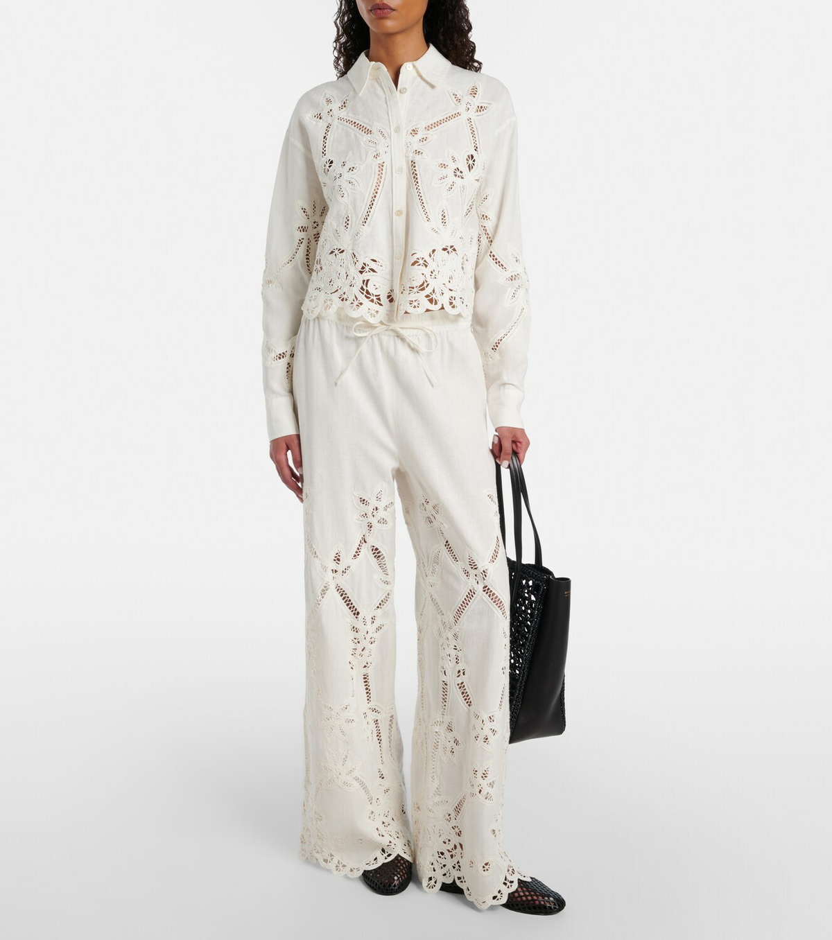 Veronica Beard Aderes cotton and linen shirt