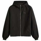 Thug Club Men's Nylon Hooded Jacket in Black