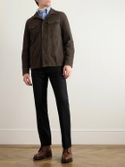 Kingsman - Suede Overshirt - Brown