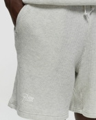 Patta Basic Waffle Shorts Grey - Mens - Casual Shorts