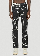 Honey Fucking Dijon - Basquiat Jeans in Black