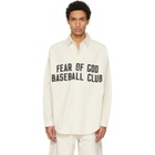 Fear of God Off-White Garment Dyed Cotton Relaxed Shirt