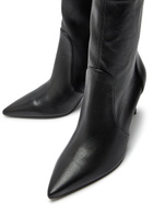 Stuart Weitzman Stuart Power 75 Leather Mid-calf Boots Black