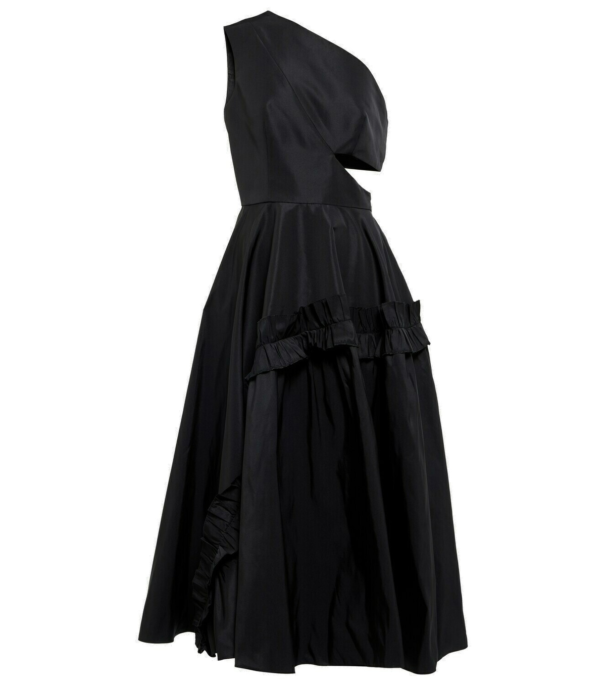Alexander McQueen ローズ ストラップドレス ブラック Alexander McQueen ローズ ストラップドレス ブラック